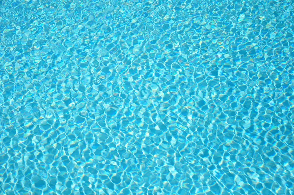 Close-up of clear pool water